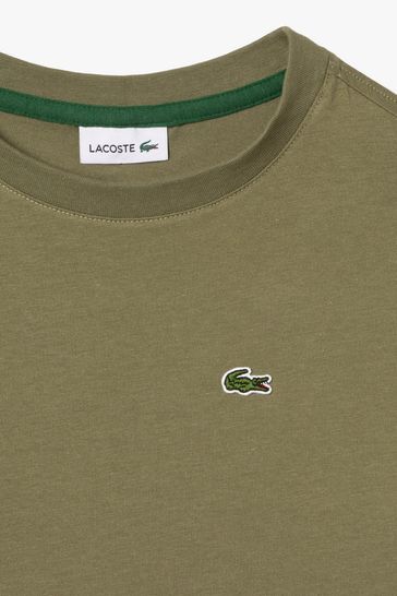 Lacoste Green Plain T Shirt