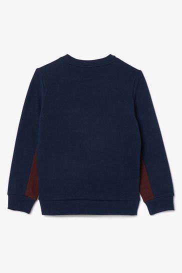 Buy Lacoste Blue Colour Block Sweatshirt from Next Bahrain