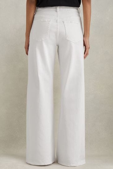 White seam jeans sales