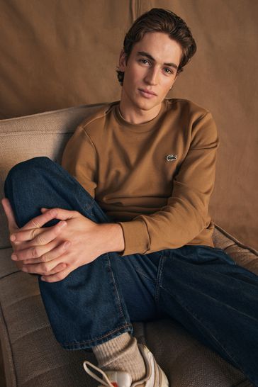 Buy Lacoste Fleece Lined Crew Neck Jumper from Next Bahrain