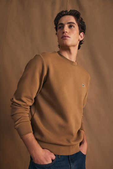 Buy Lacoste Fleece Lined Crew Neck Jumper from Next Bahrain