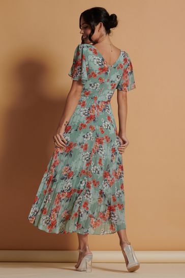 High low midi sales dress