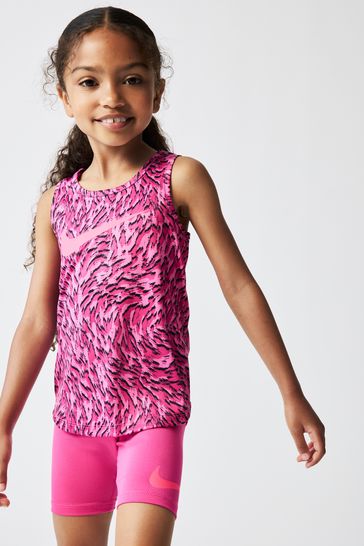 Buy Nike Pink Little Kids Veneer Vest and Shorts Set from Next Turkey
