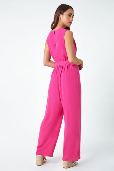 Roman pink jumpsuit on sale