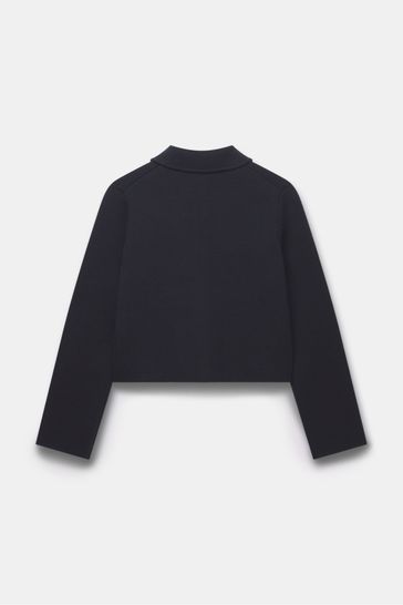 Mint velvet blue best sale retro crop coat