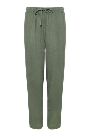 Buy M Co Green Linen Joggers from Next Bahrain
