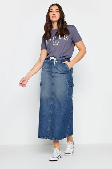 Maxi skirt tie waist clearance