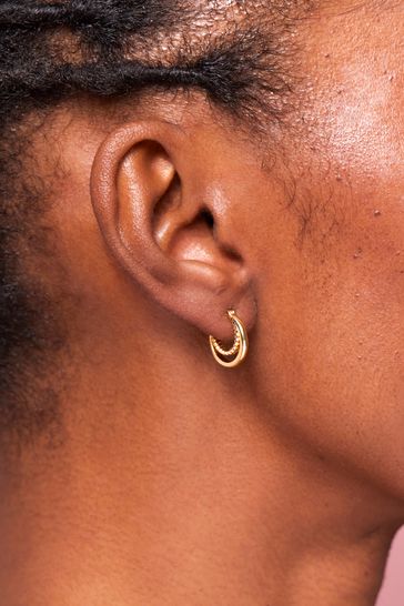 Buy Estella Bartlett Double Twisted Hoop Earrings from Next France