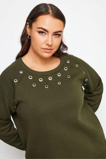 Khaki green sweatshirt womens online