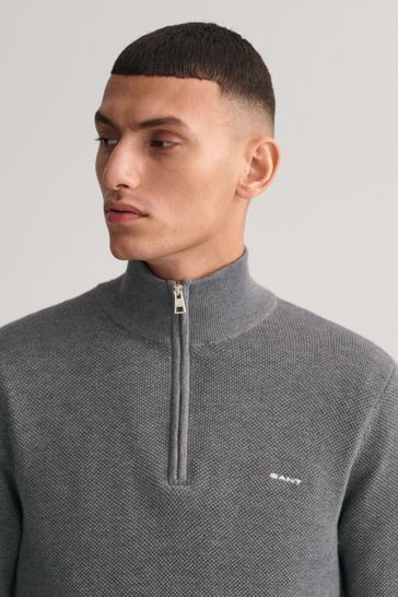 Gant zip neck jumper 2025