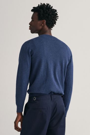 Gant cotton crew neck jumper hot sale