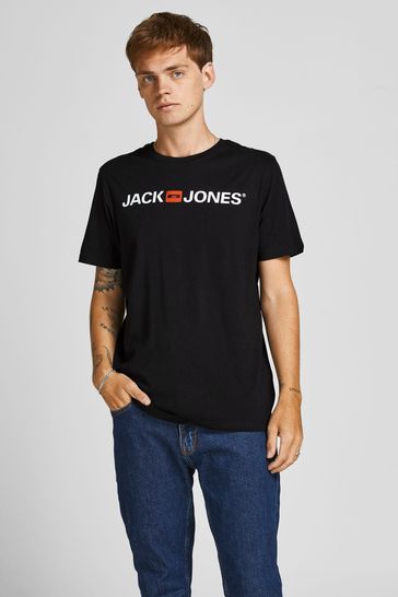 Buy JACK JONES Multipack Logo T Shirts 3 Pack from Next Oman