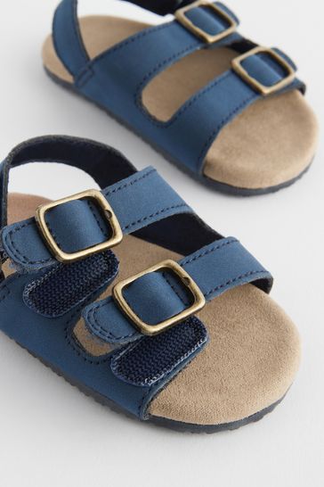 Blue baby sandals shop