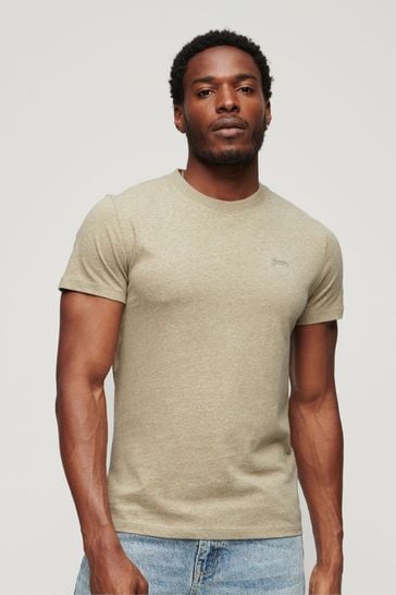 Superdry Nude Small Cotton Essential Logo T-Shirt