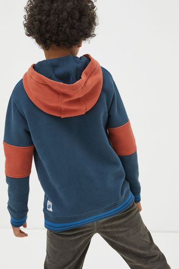Blue sale orange hoodie