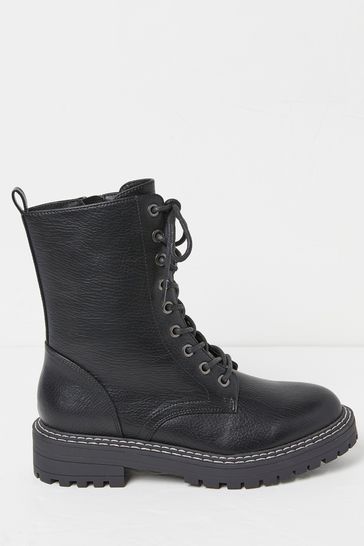 fatface lace up boots