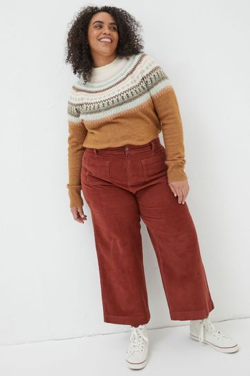 Buy FatFace Brown Keswick Cord Trousers from Next Denmark