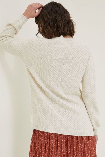 Buy FatFace Ellie Natural Crew Jumper from Next Turkey
