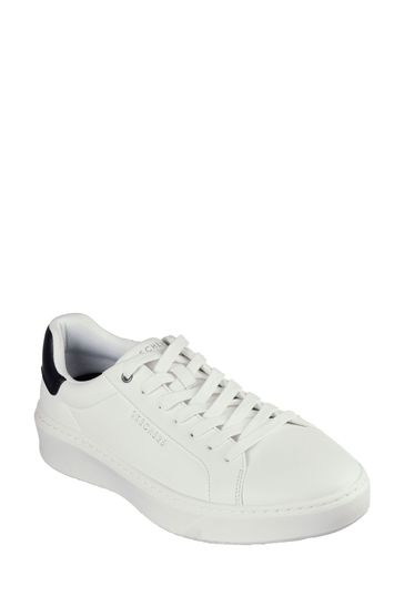 Buy Skechers White Mens Court Break Suit Trainers from Next Bahrain