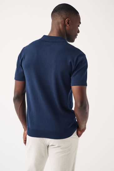 Navy slim shop fit polo