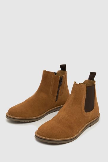 Buy Schuh Natural Current Suede Chelsea Boots from Next Hungary