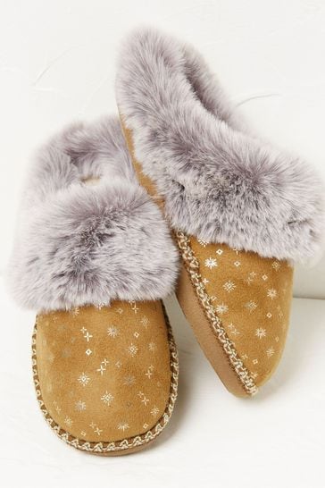 Fat face sheepskin slippers cheap