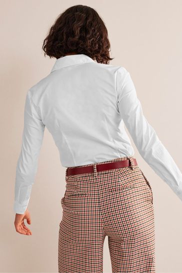 stretch cotton shirt womens