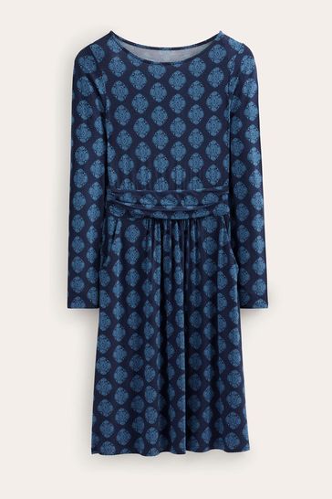 Buy Boden Blue Abigail Jersey Dress from Next Luxembourg
