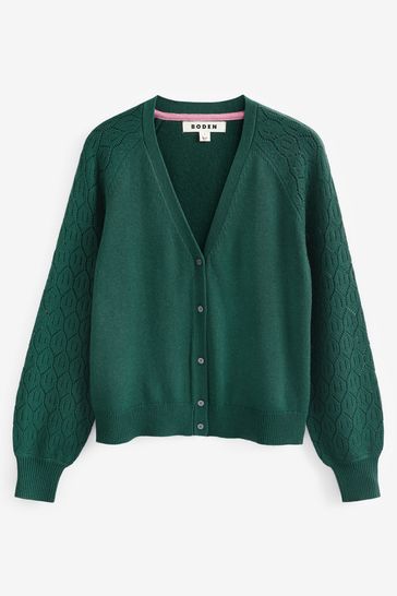 Boden green shop cardigan