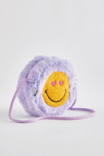 Lilac Purple SMILEYWORLD® Faux Fur Bag