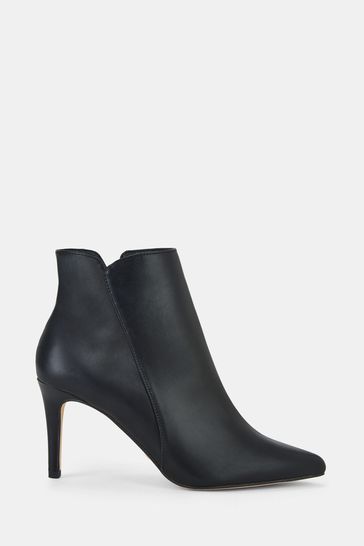 Black stiletto ankle on sale booties