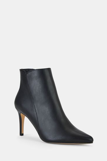 Black stiletto sales ankle boots