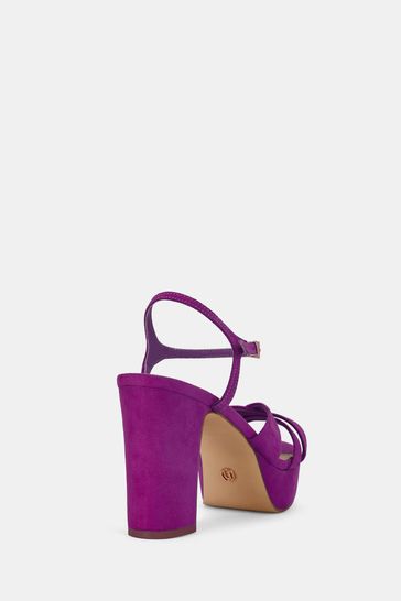 Hot pink store block heels