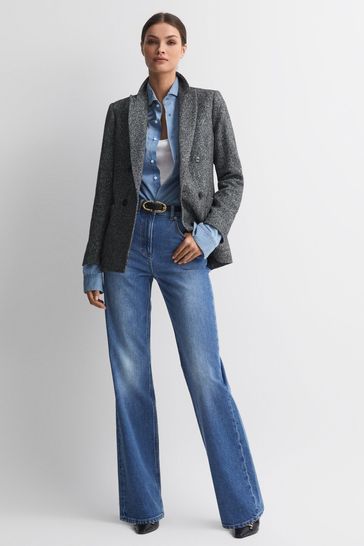 Reiss grey blazer discount