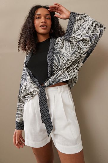 Kimono copricostume bianco discount