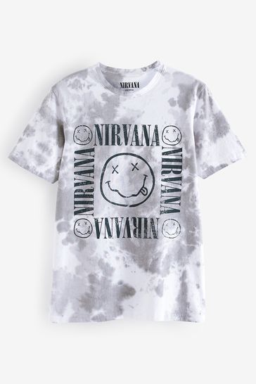 White nirvana t shirt new arrivals