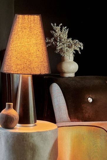 Abigail Ahern Black Florina Table Lamp