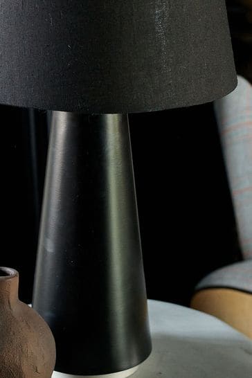Abigail Ahern Black Florina Table Lamp