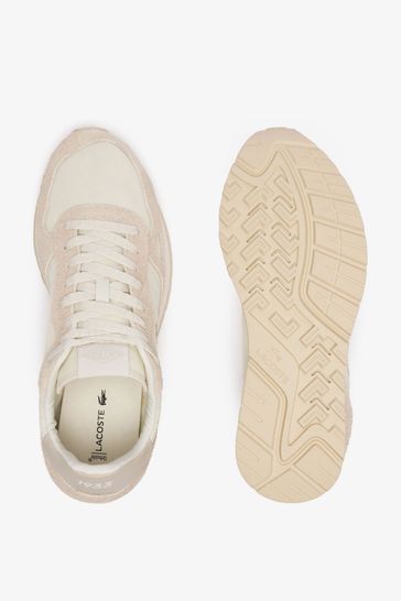 Buy Lacoste Cream Partner 70s 124 2 SMA Trainers from Next Bahrain