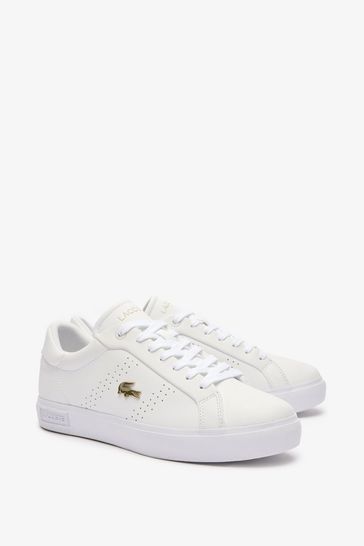 Buy Lacoste Powercourt 2.0 White Trainers from Next Bahrain