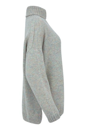 Buy Celtic Co. Grey Slouch Roll Neck Jumper from Next Croatia