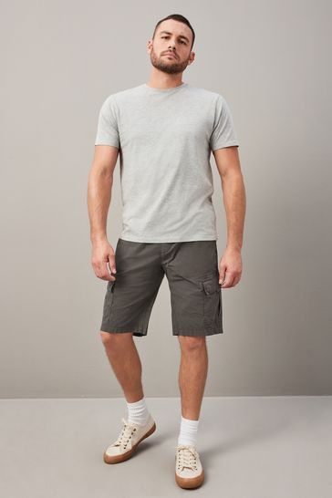 Grey drawstring shorts sale