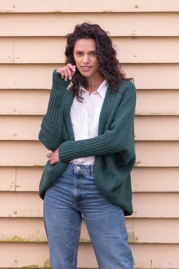 Blue new arrivals green cardigan