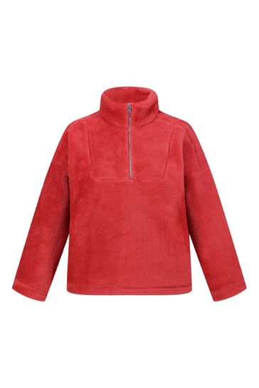 Half zip fluffy shop pullover