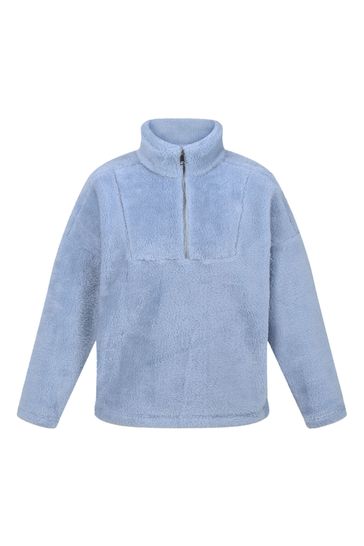 Half zip fluffy jumper sale