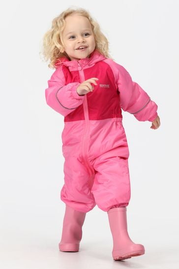 Regatta pink puddle suit hot sale