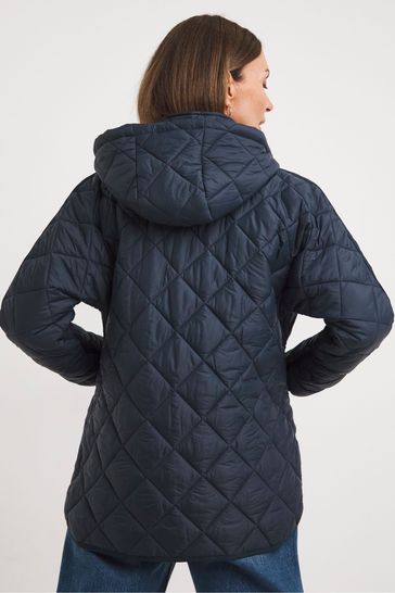 Buy JD Williams Blue Packaway Lightweight Quilted Padded Short Coat from Next Slovakia