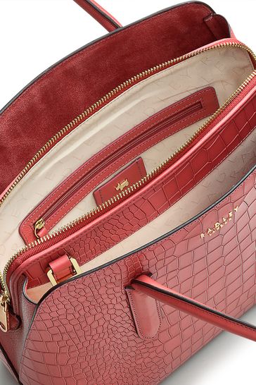 Buy Radley London Red Liverpool Street 2.0 Faux Croc Medium Zip
