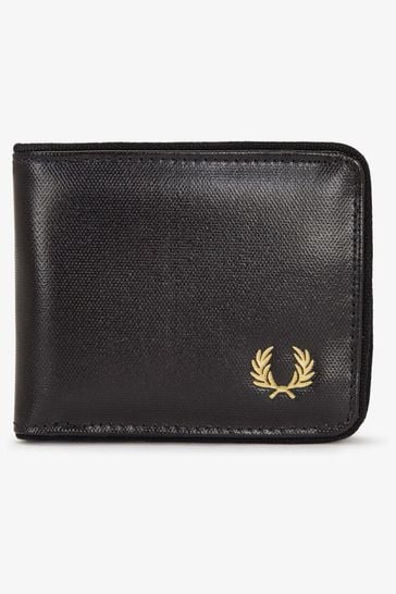Fred Perry Bifold Black Wallet