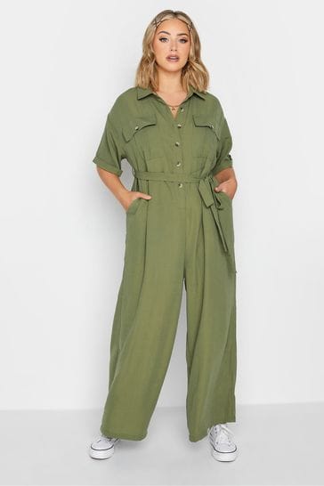 Yours Curve Green Limited Boilersuit